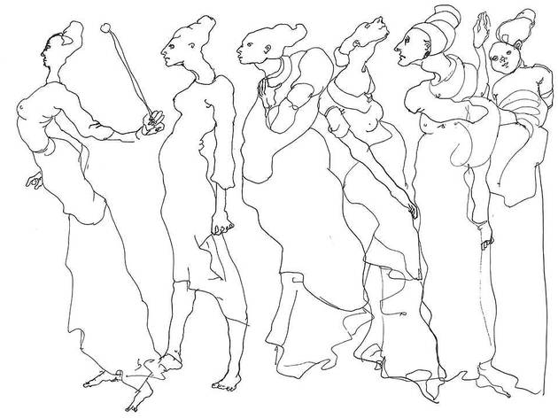Desenho de Maria Antónia Siza Desenho de Maria Antónia Siza