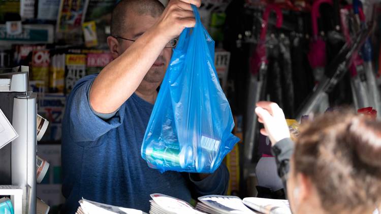 Plastic bags nyc