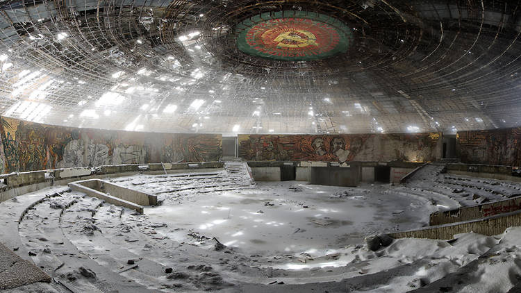 Buzludzha Monument in Bulgaria