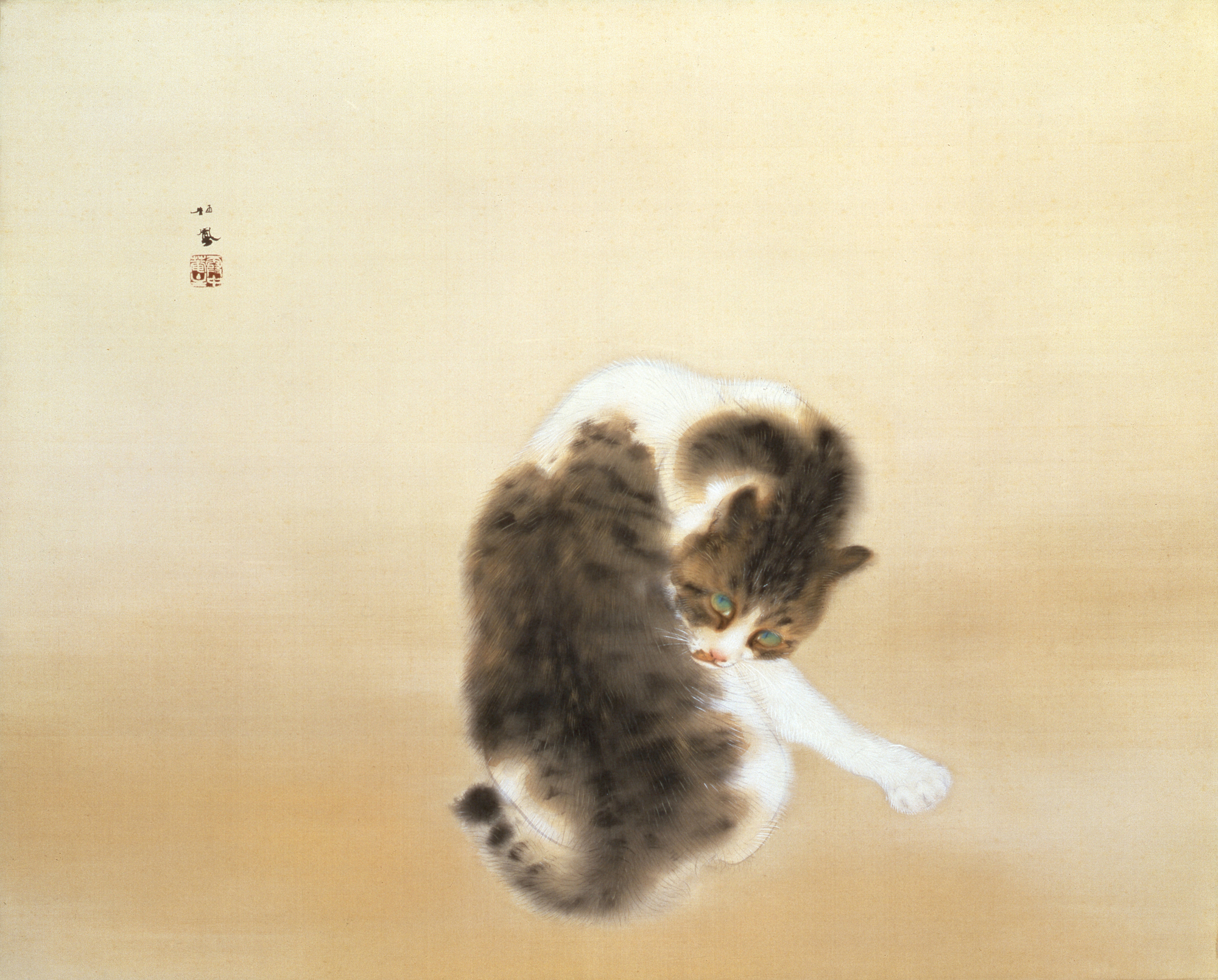 絵画　【壁掛け　Atukoさん】　THE cats fpp,small,metallic,