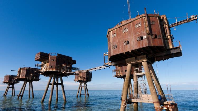 The Maunsell Sea Forts in England