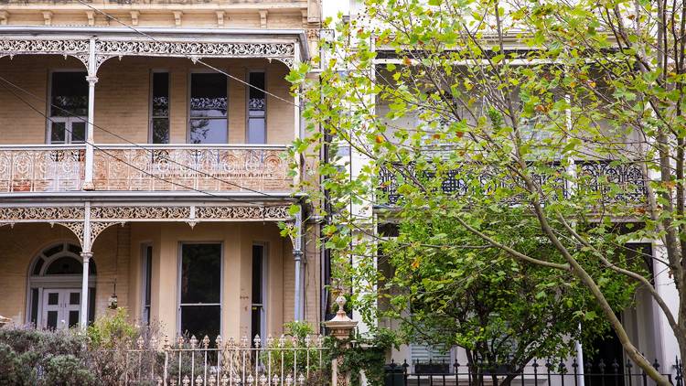 Terrace houses in St Kilda