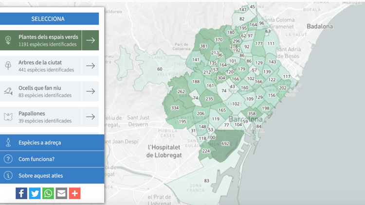 Atles de biodiversitat de Barcelona