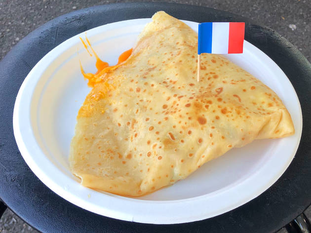 Breakfast crepe at Paddington Market Breakfast crepe at Paddington Market