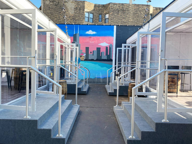 Pilot Project Brewing is filling its patio with heated cabanas