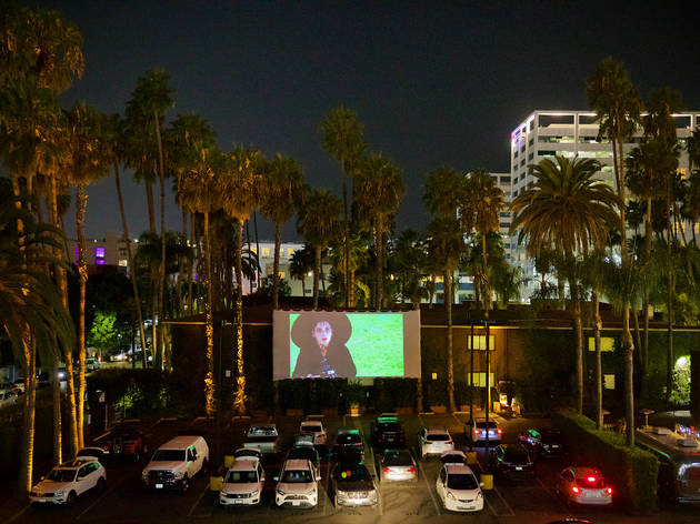 The Drive-In Theatre at the Hollywood Roosevelt The Drive-In Theatre at the Hollywood Roosevelt