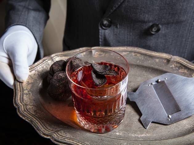 Truffle Negroni, Caprice Bar Truffle Negroni, Caprice Bar