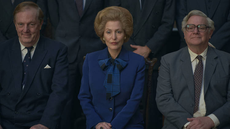 Gillian Anderson como Margaret Thatcher