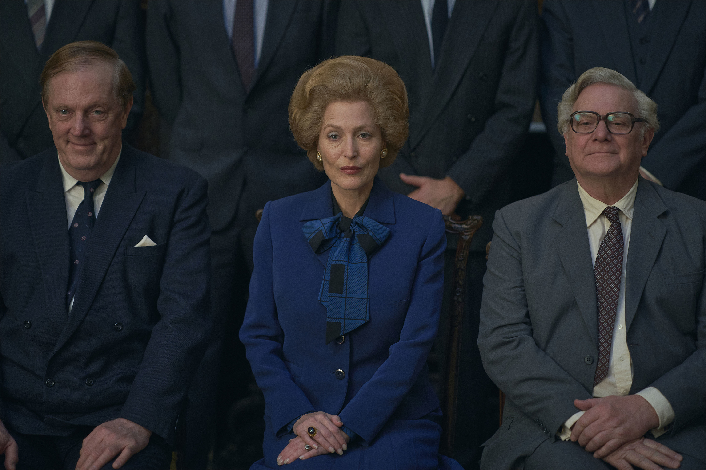 Gillian Anderson como Margaret Thatcher