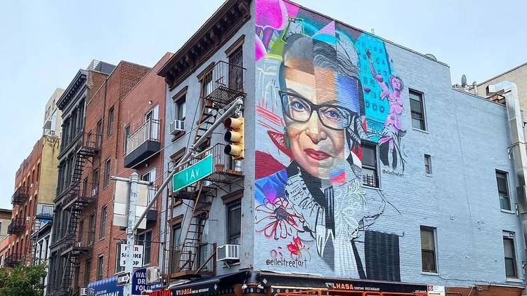 ruth bader ginsburg mural