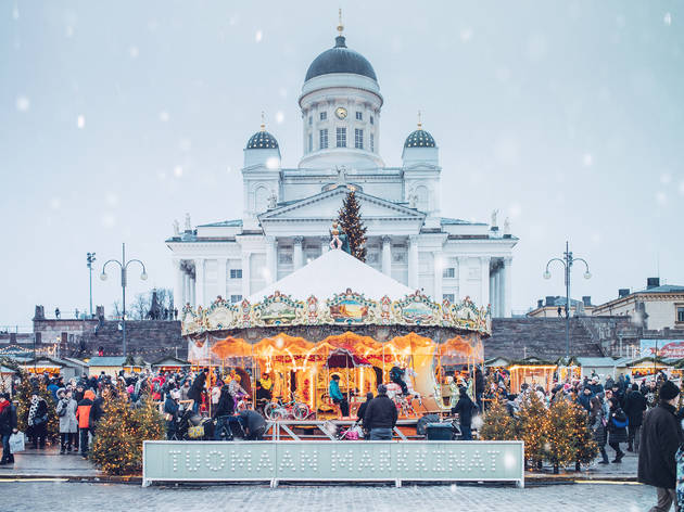 Mercado de Navidad Helsinki. Turismo de Finlandia Mercado de Navidad Helsinki. Turismo de Finlandia