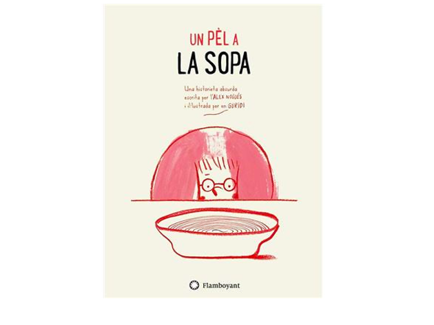Un pèl a la sopa Portada del llibre infantil Un pèl a la sopa