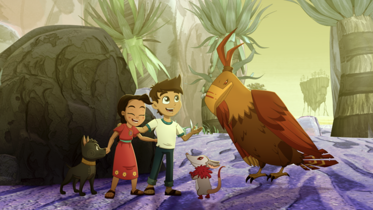 Still de la película mexicana de animación El camino de Xico