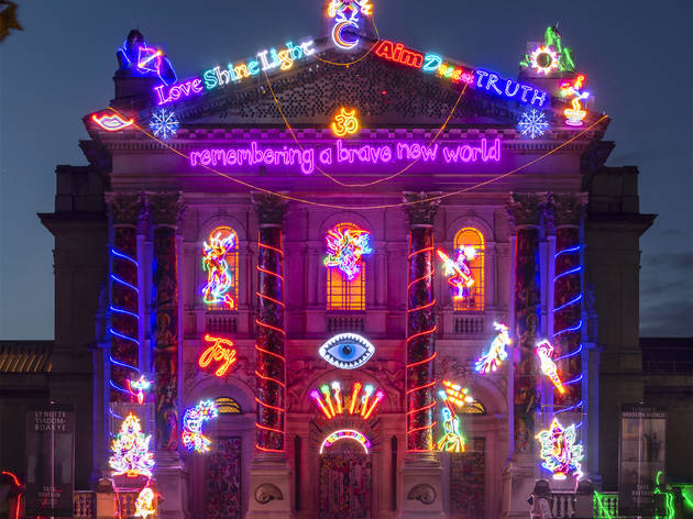 Chila Burman, Winter Commission, Tate Britain, photo: Joe Humphrys
