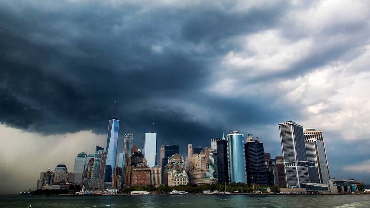 stormy new york