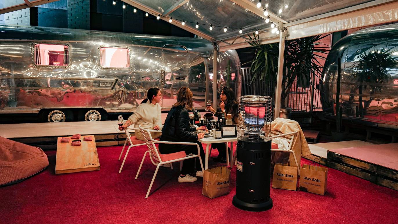 Notel, Melbourne's ultraquirky rooftop caravan hotel, has reopened