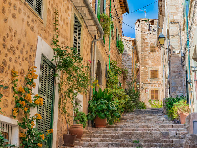 Fornalutx. Mallorca. Pueblo bonito Fornalutx. Mallorca. Pueblo bonito