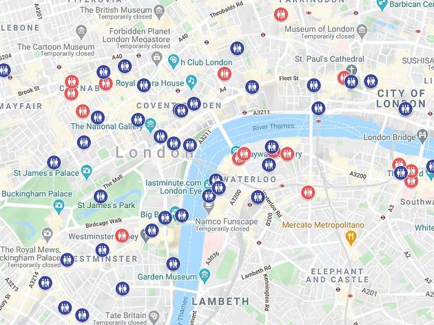 Find out which loos are open Find out which loos are open