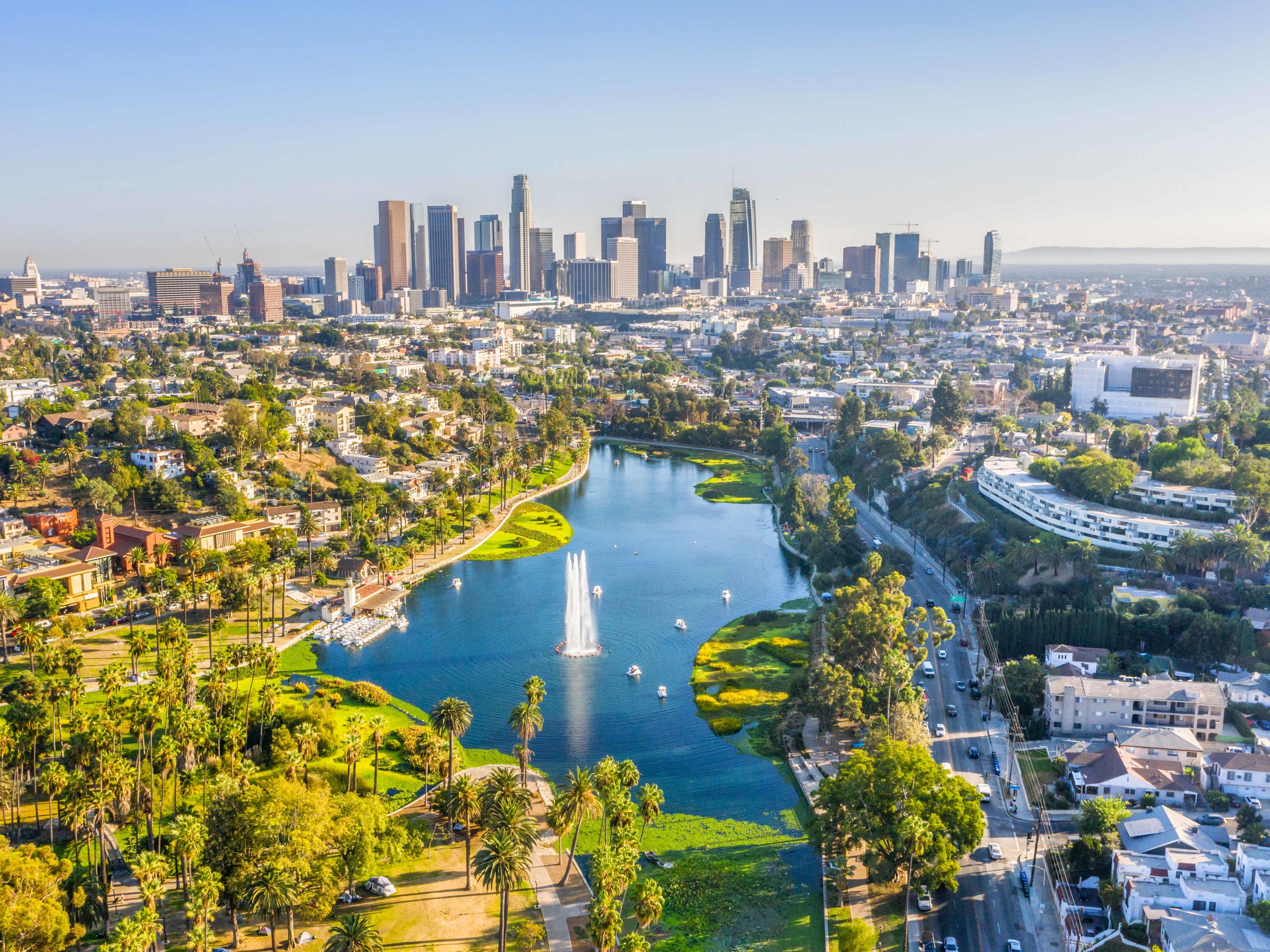 35.7 tons of solid waste removed from Echo Park Lake since closure; park  could reopen by end of month - ABC7 Los Angeles