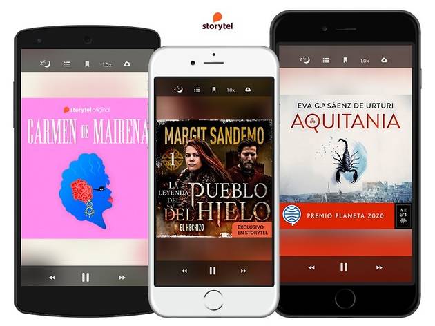 Plataforma de audiolibros Storytel