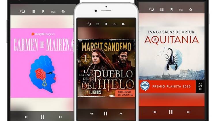 Plataforma de audiolibros Storytel