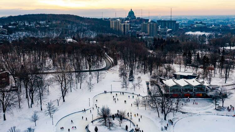 Go ice skating if you're alone or in your bubble