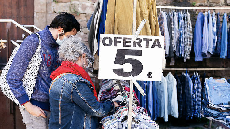 Una de les parades de roba de El Flea