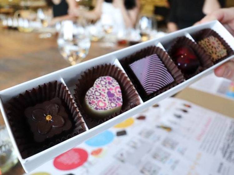 Try chocolate and wine pairings at this tasting