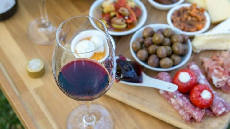 Have an antipasto feast and cellar door tour