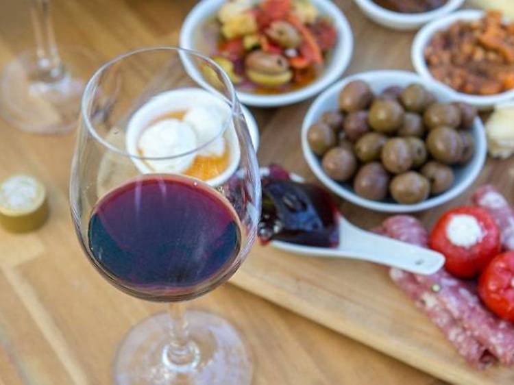 Have an antipasto feast and cellar door tour