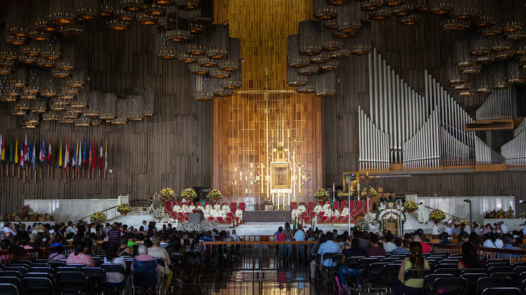 Interior de la Basílica de Guadalupe