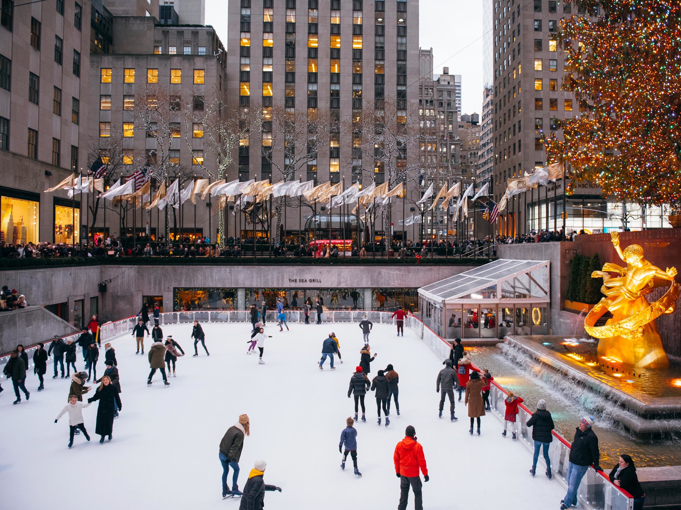 Ice District Plaza Skating Rink is Open for the Season