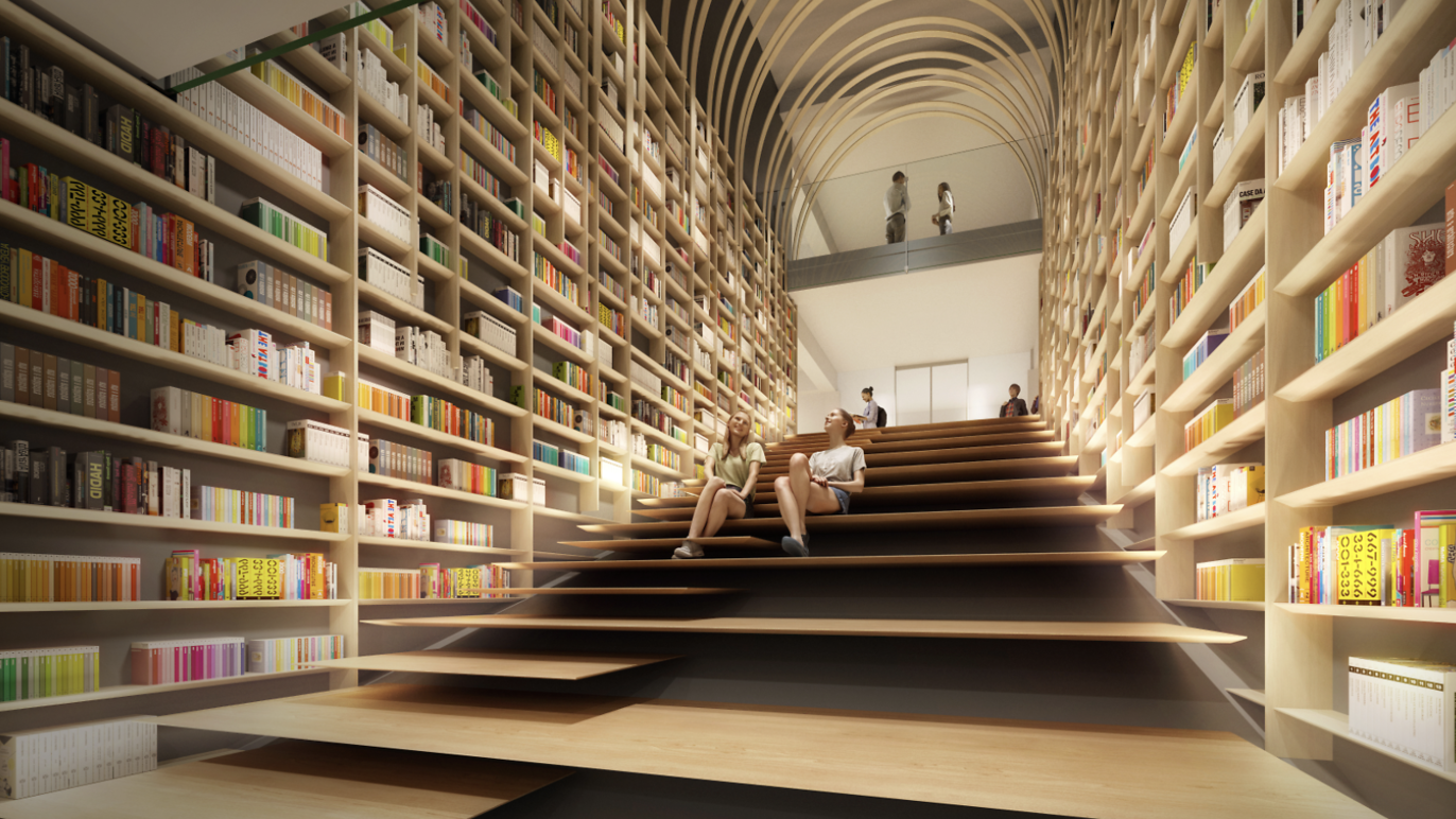 The new Haruki Murakami Library at Tokyo's Waseda University will open
