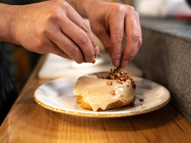 Postres con tocino en la CDMX Dona de tocino, Pantricia por Catamundi