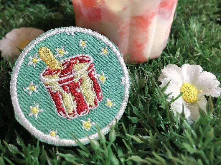 Bob Baker Marionette Theater ice cream cup iron-on patch ($10)