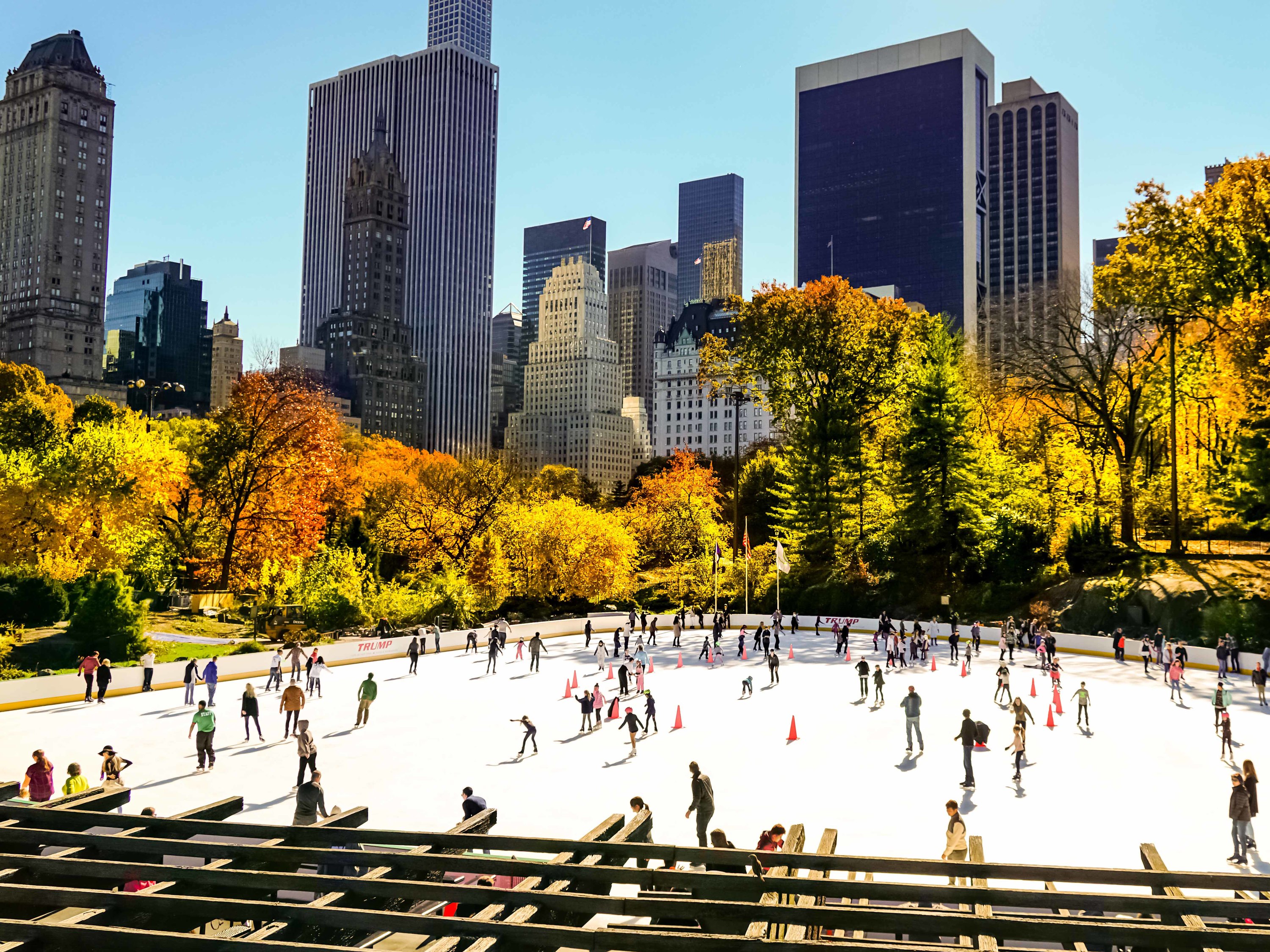 Ice skating in Central Park is officially one of America's most cherished Thanksgiving traditions