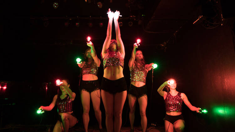 With their usual monthly headquarters, the Duplex, closed for live performance, the women of Guilty Pleasures Cabaret—founded in 2014—have been bringing their speakeasy-going blend of synchronized dancing, live singing, vaudeville and burlesque to the web
