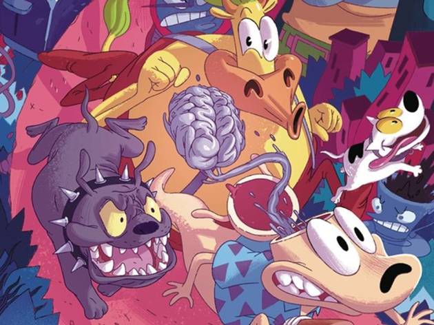 Cómic Rocko's Modern life Ilustración del cómic Rocko's Modern life