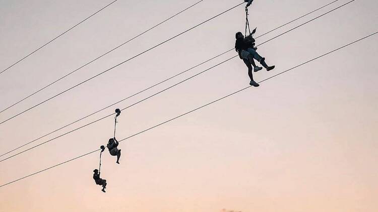 Ziplining