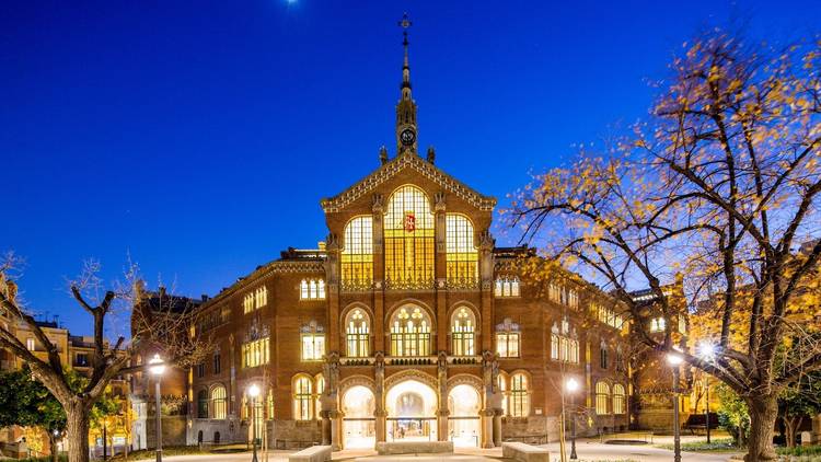 Façana de Sant Pau Recinte Modernista