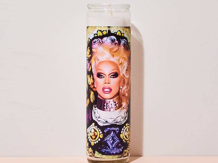 Rupaul Pillar Candle