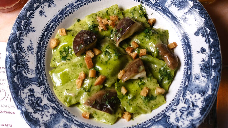 Ravioli verdes 