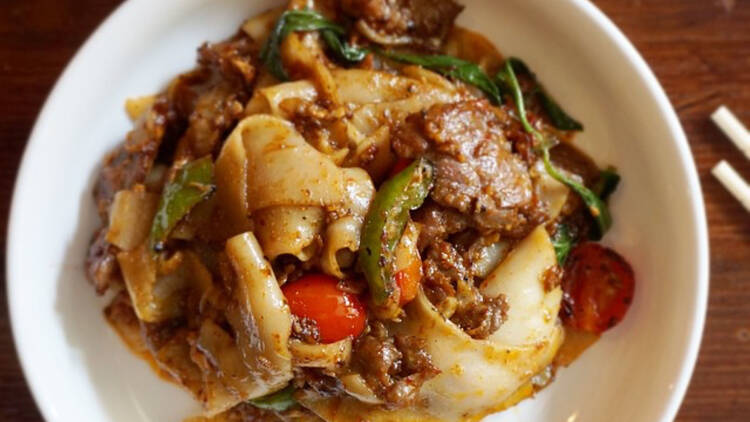 Drunken Noodles at One More Thai