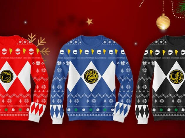 Ugly Sweater Power Rangers Ugly Sweater Power Rangers