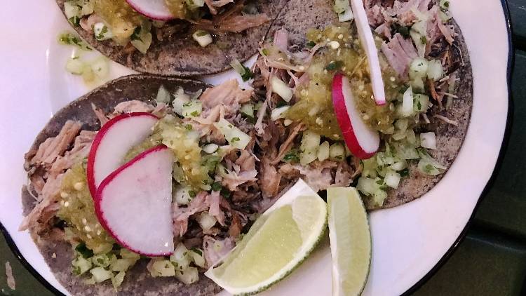 Flaco carnitas tacos