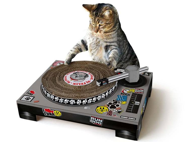 DJ Cat Scratch Turntable 