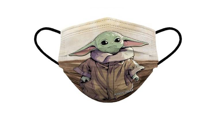 Cubrebocas  Baby Yoda