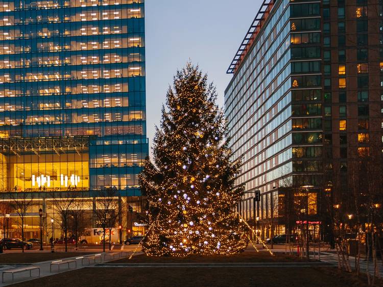 Christmas Tree Lighting in West Fenway – The Boston Sun