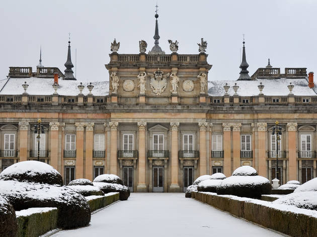 La Granja de San Ildefonso nevado La Granja de San Ildefonso nevado