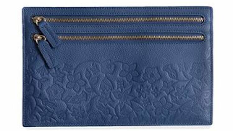 Batik Leather Currency Wallet ($268)